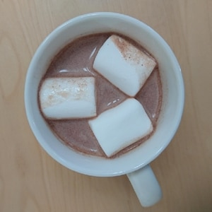 マシュマロ＆ホワイトチョコ＆ココア豆乳